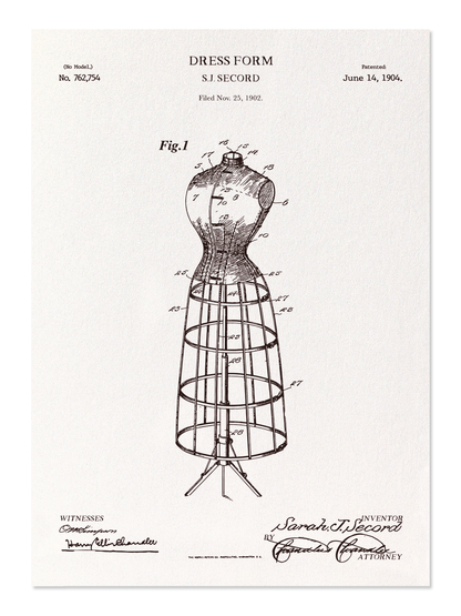 Ezen - BREVET DE MANNEQUIN DE COUTURE (1904) - Postcard - Front