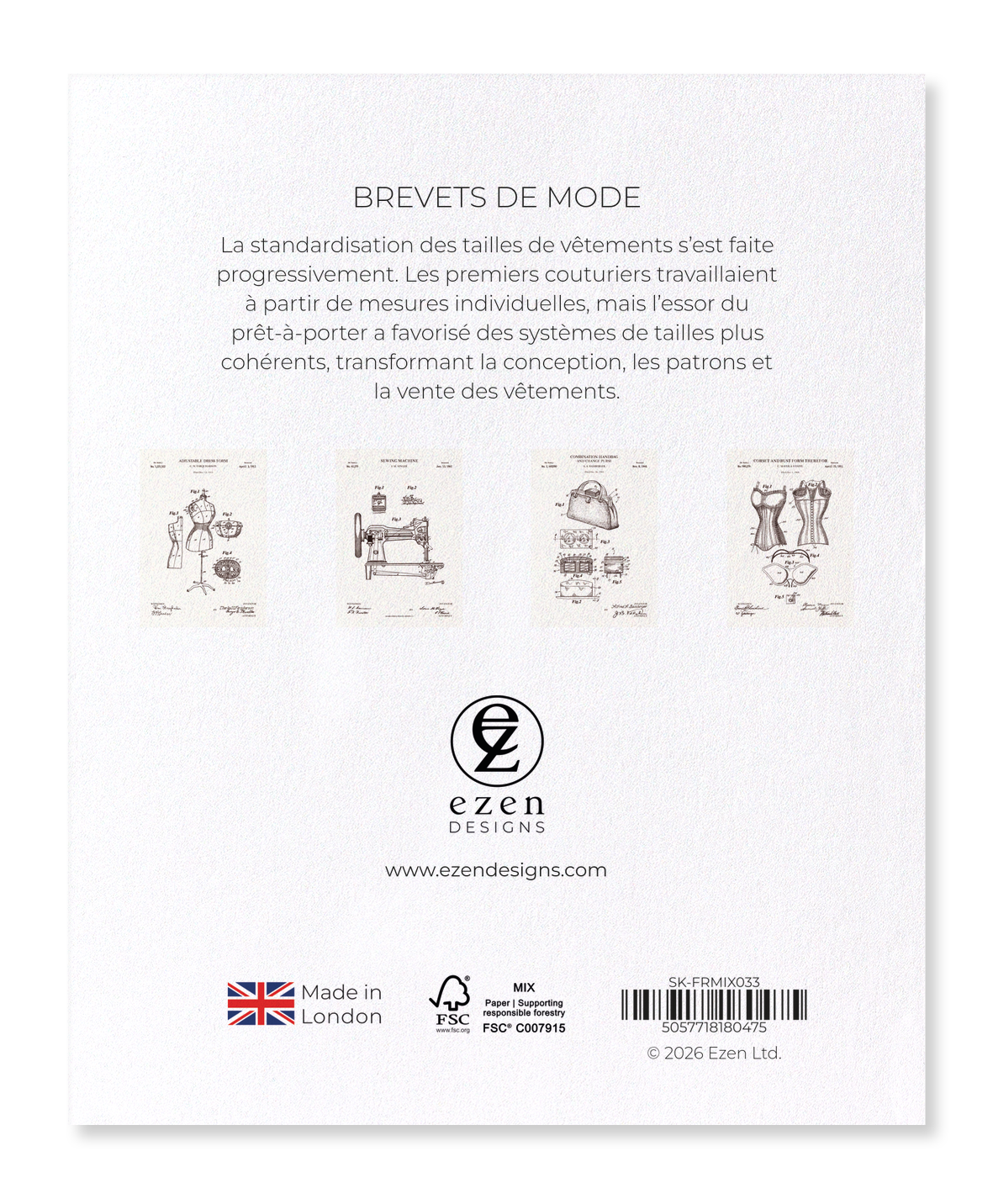 Ezen - Brevets de mode - Sticker Set