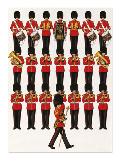 Ezen - British Guards Military Band - Postcard - Front