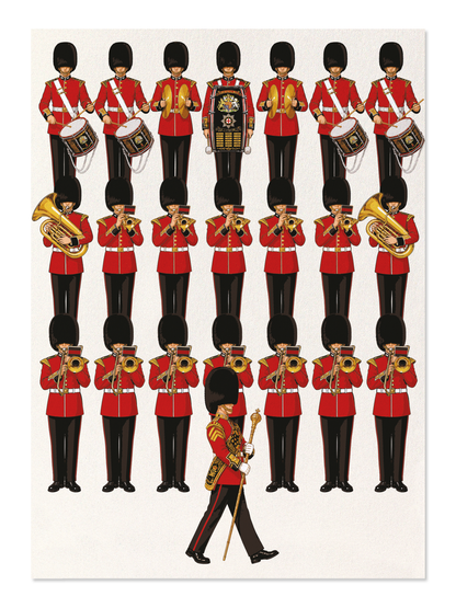 Ezen - British Guards Military Band - Postcard - Front