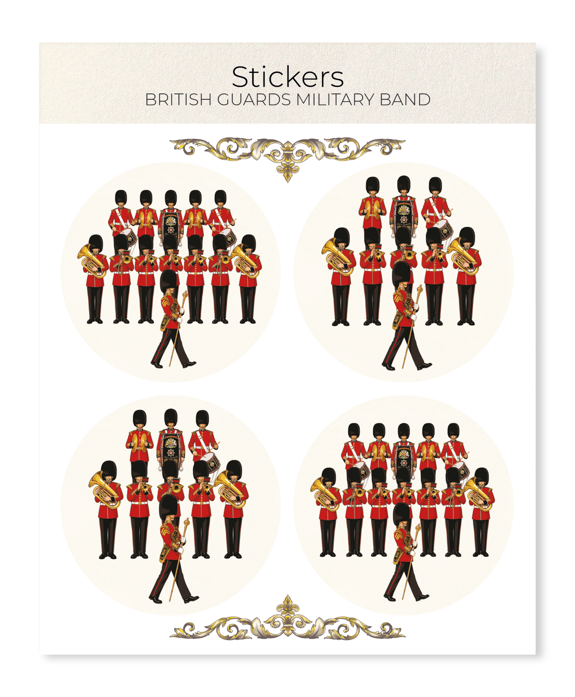 Ezen - British Guards Military Band - Sticker Set