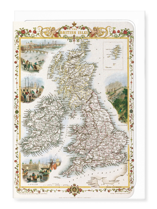 Ezen - British Isles (1851) - Greeting Card - Front