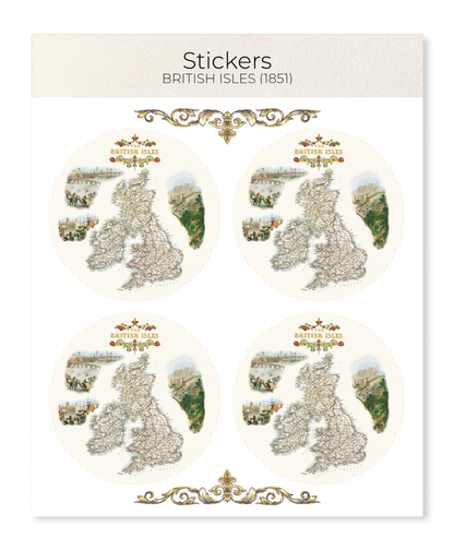 Ezen - British Isles (1851) - Sticker Set