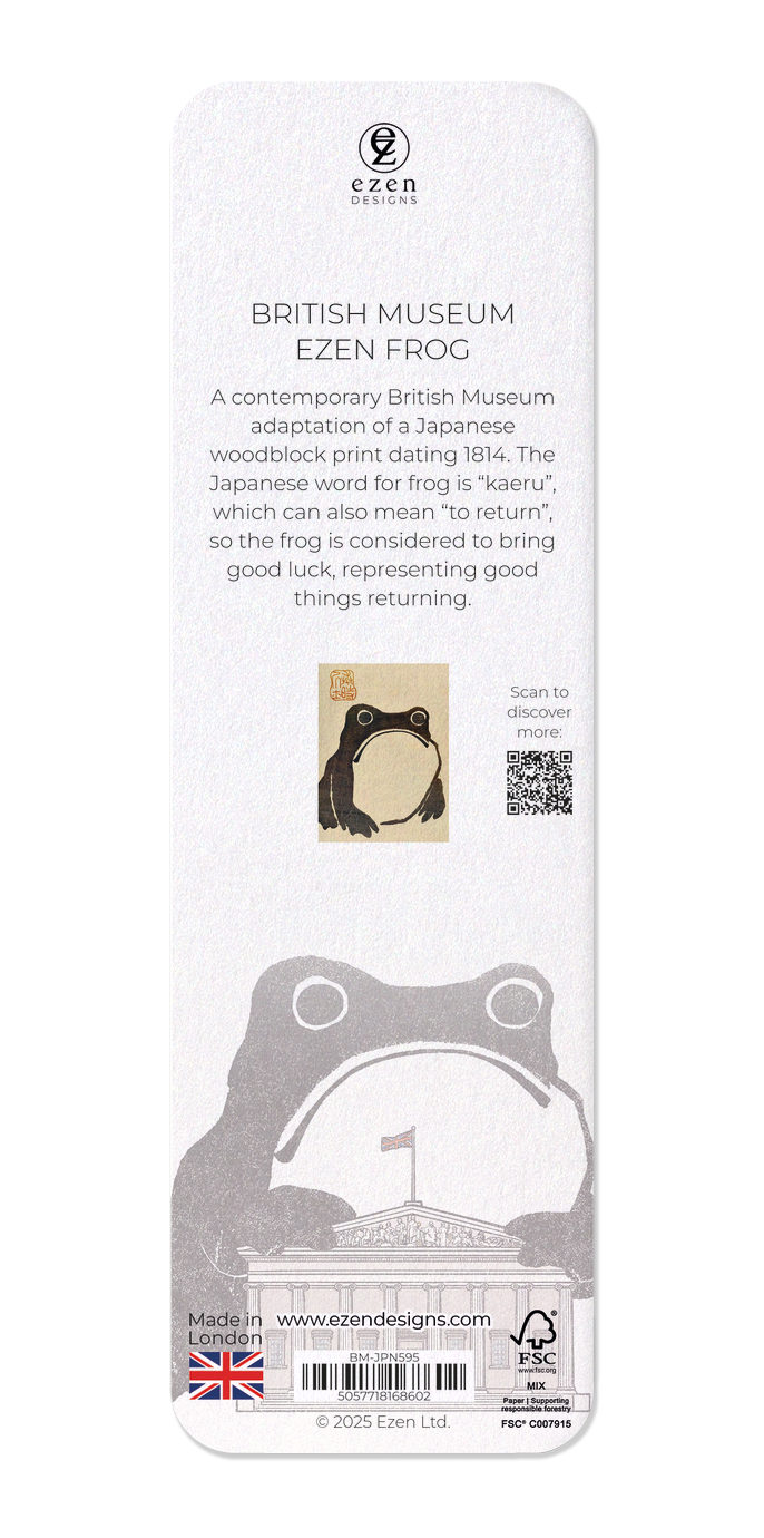Ezen - British Museum Ezen Frog - Bookmark - Back