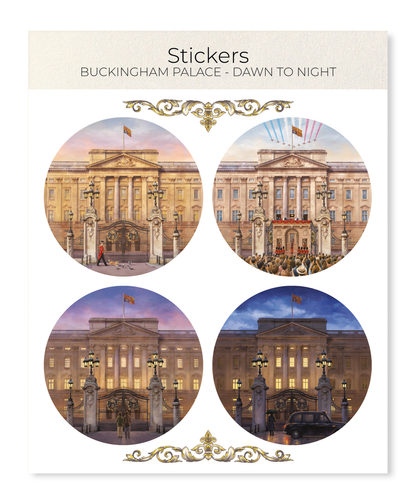 Ezen - Buckingham Palace - Dawn to Night - Sticker Set