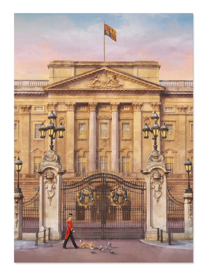Ezen - Buckingham Palace - Dawn - Postcard - Front