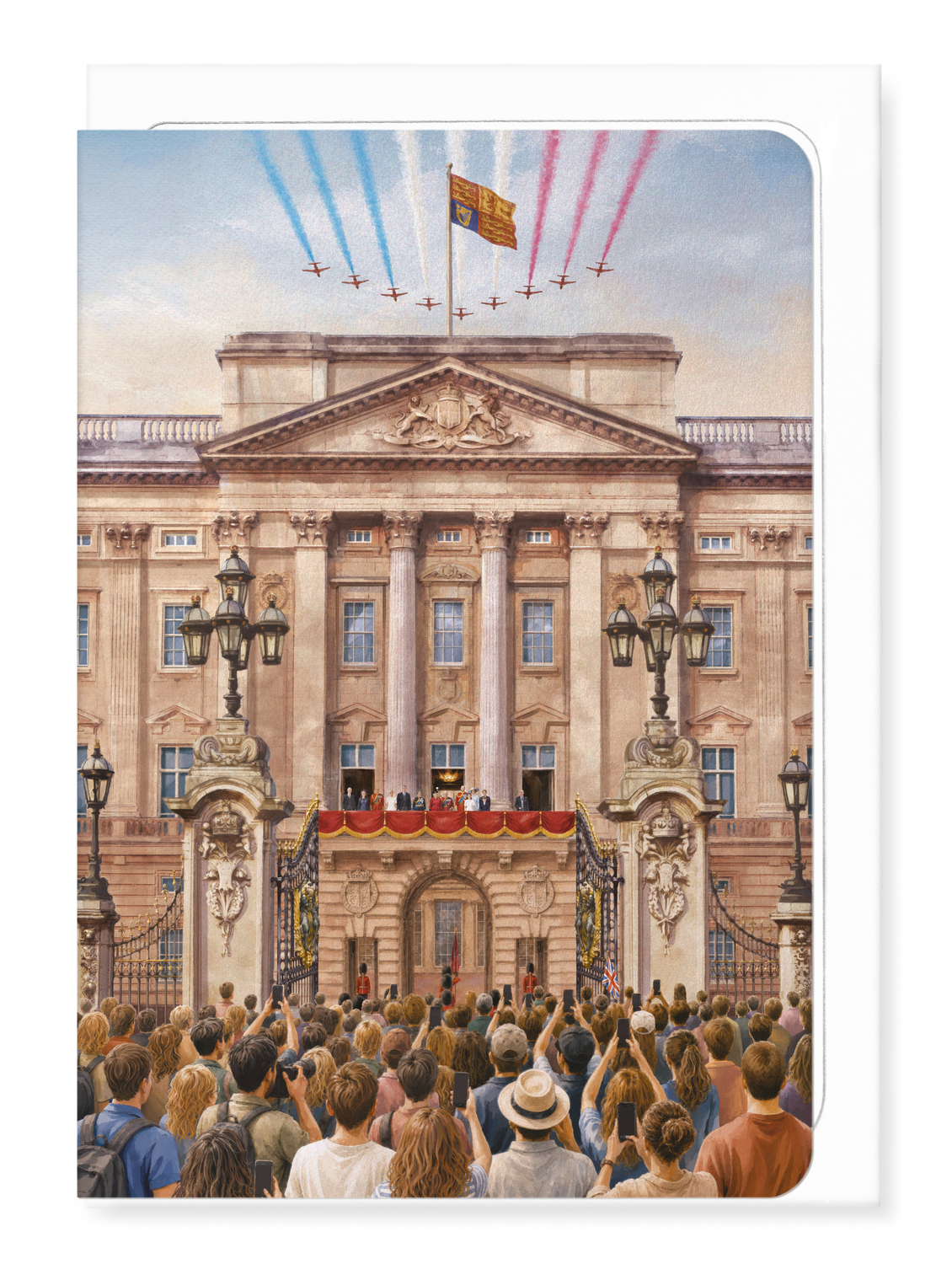 Ezen - Buckingham Palace - Day - Greeting Card - Front