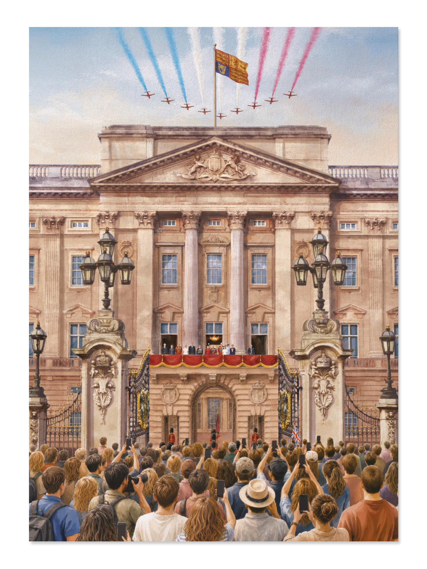 Ezen - Buckingham Palace - Day - Postcard - Front