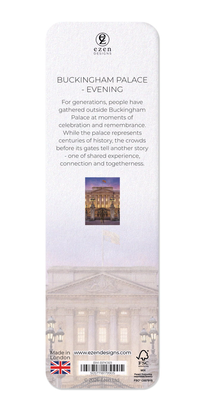 Ezen - Buckingham Palace - Evening - Bookmark - Back