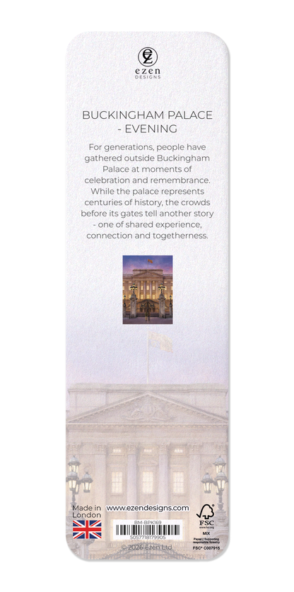 Ezen - Buckingham Palace - Evening - Bookmark - Back
