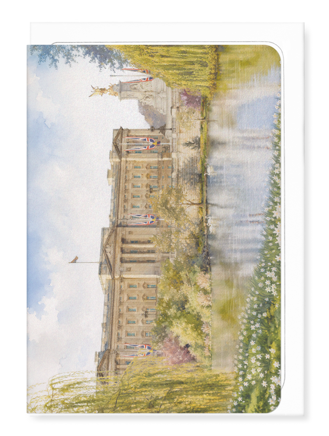 Ezen - Buckingham Palace from St James’s Park - Greeting Card - Front