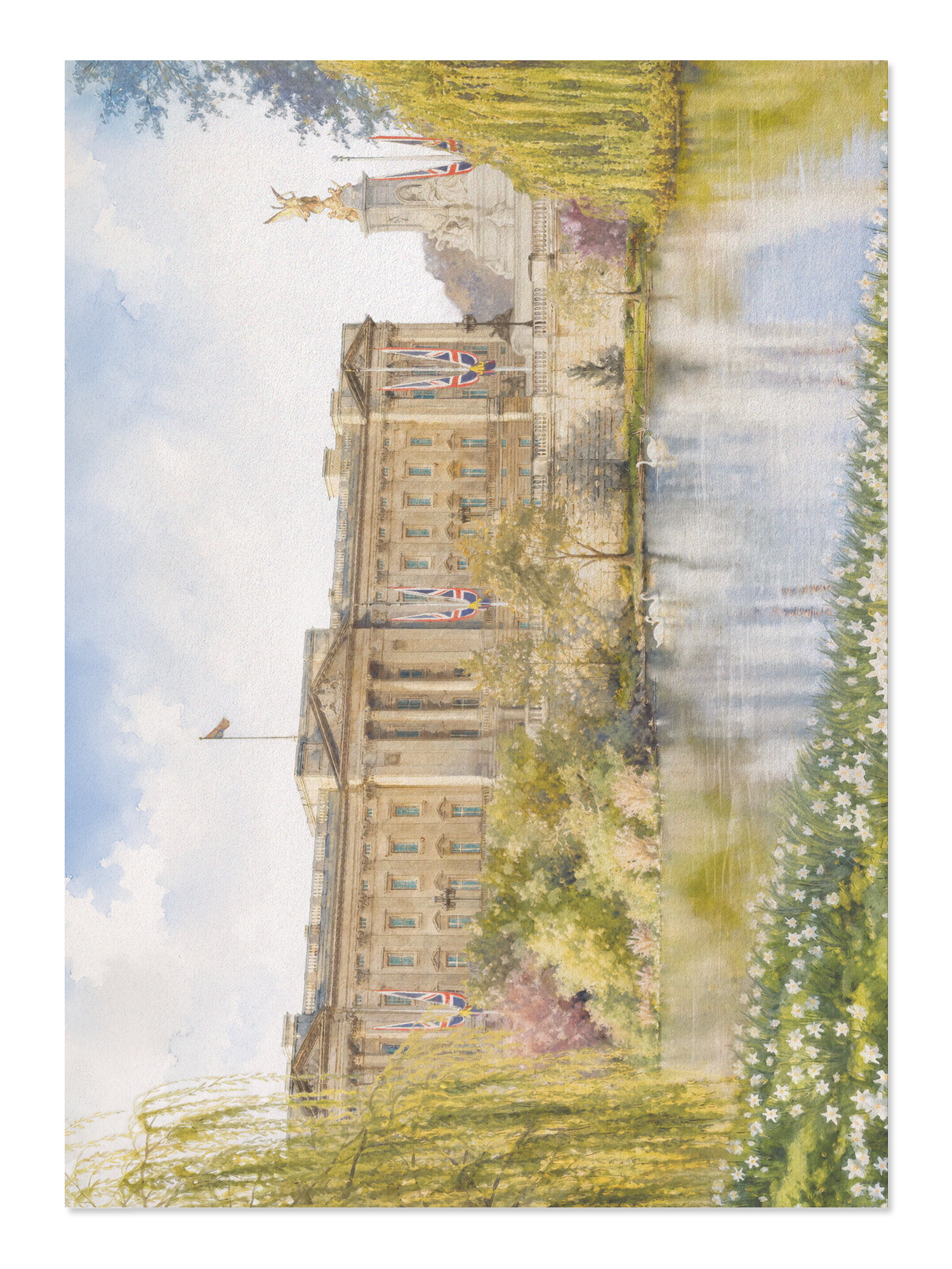 Ezen - Buckingham Palace from St James’s Park - Postcard - Front