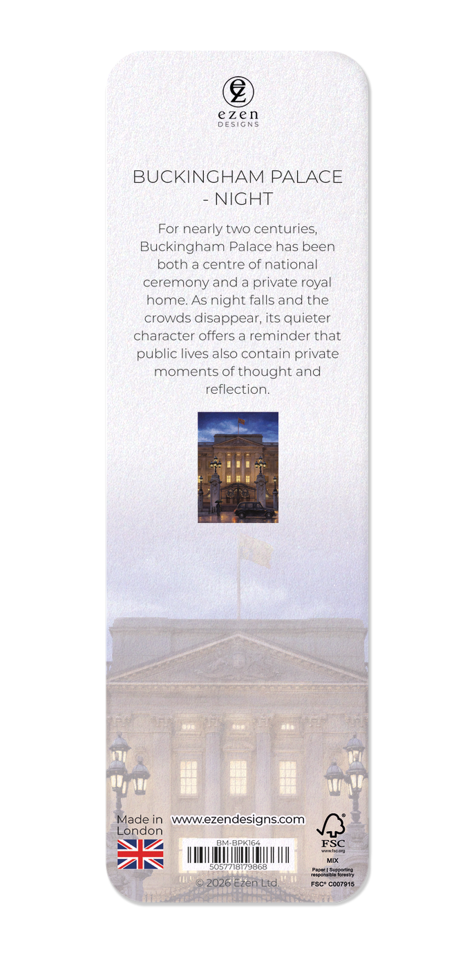 Ezen - Buckingham Palace - Night - Bookmark - Back