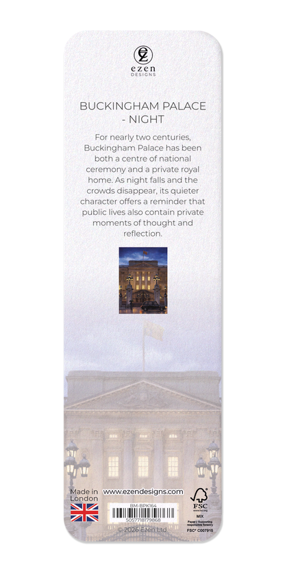 Ezen - Buckingham Palace - Night - Bookmark - Back