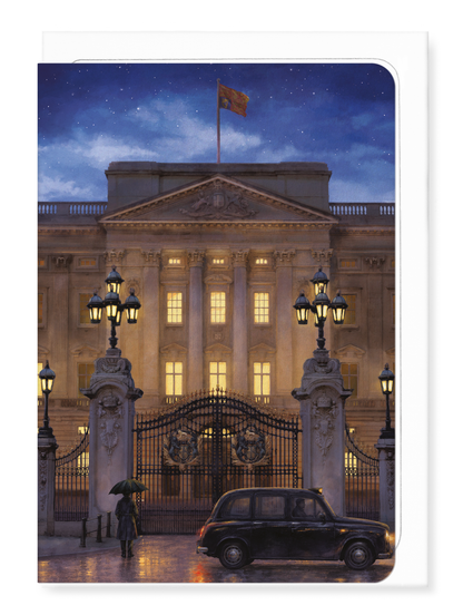 Ezen - Buckingham Palace - Night - Greeting Card - Front