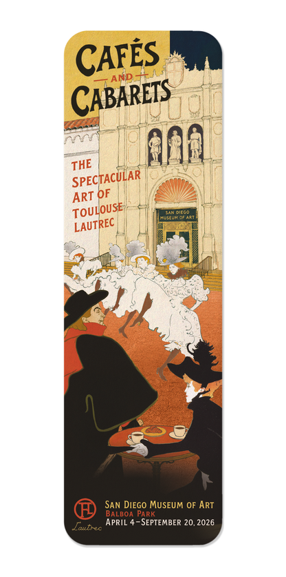 Ezen - Cafés and Cabarets - Toulouse-Lautrec in San Diego - Bookmark - Front