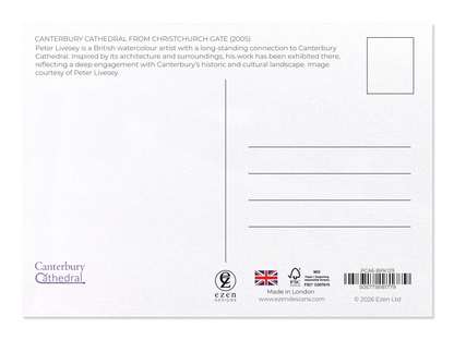 Ezen - Canterbury Cathedral from Christchurch Gate (2005) - Postcard - Back
