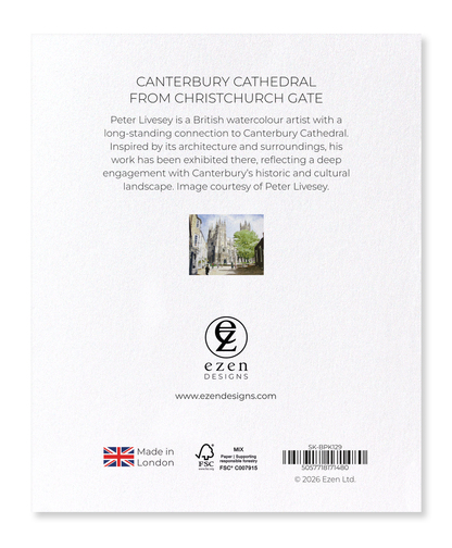 Ezen - Canterbury Cathedral from Christchurch Gate - Sticker Set