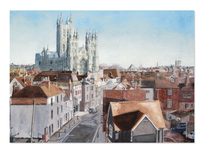 Ezen - Canterbury Cathedral from the new Marlowe Theatre (2012) - Postcard - Front