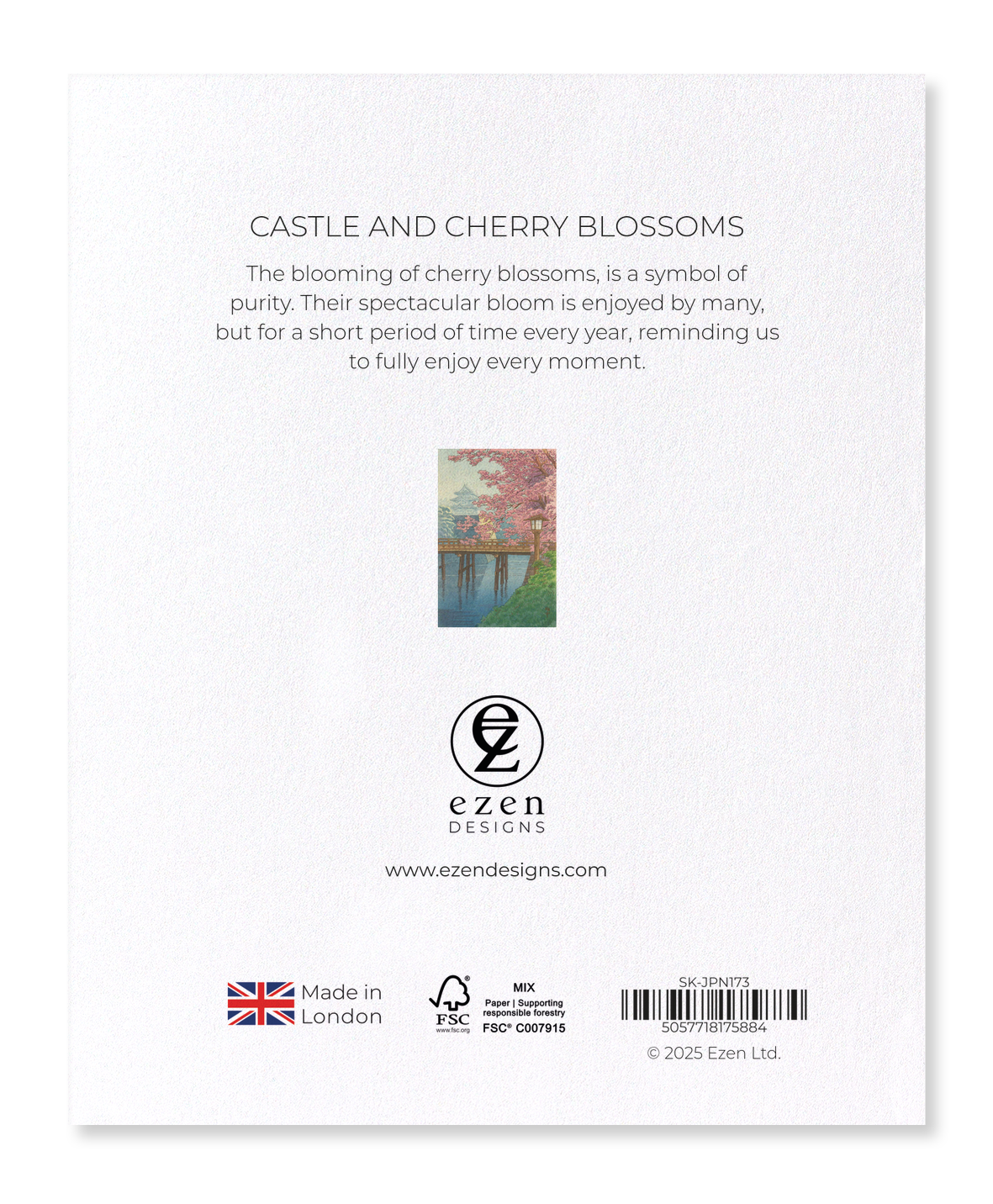 Ezen - Castle and cherry blossoms - Sticker Set