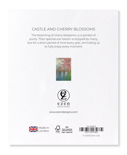 Ezen - Castle and cherry blossoms - Sticker Set