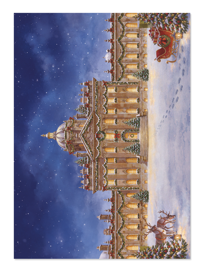 Ezen - CASTLE HOWARD HOUSE AND GARDENS - CHRISTMAS NIGHT - Postcard - Front