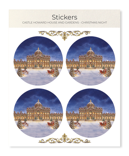 Ezen - CASTLE HOWARD HOUSE AND GARDENS - CHRISTMAS NIGHT - Sticker Set