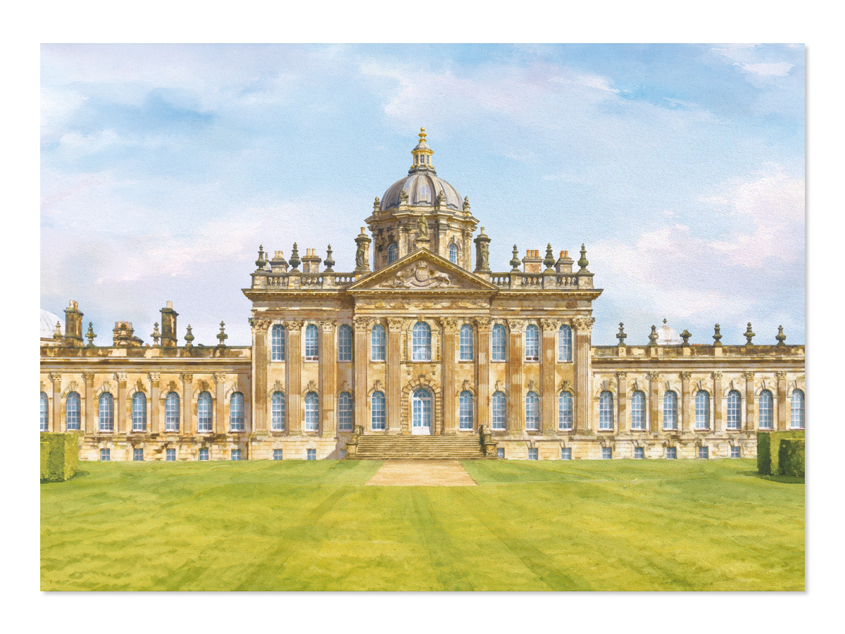 Ezen - Castle Howard House and Gardens - Day - Postcard - Front