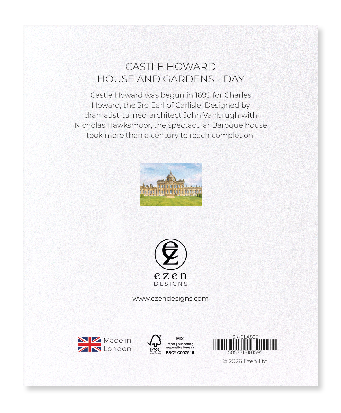Ezen - Castle Howard House and Gardens - Day - Sticker Set