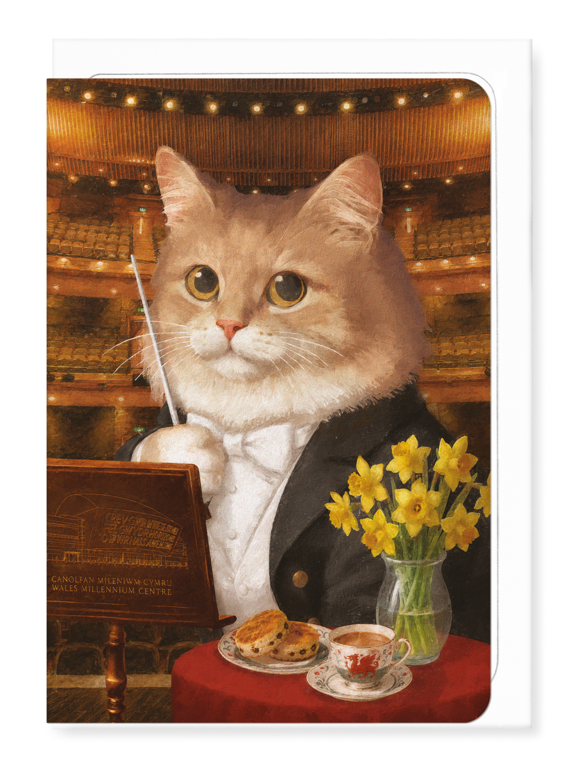 Ezen - Cath Clasurol Arweinydd WMC - Greeting Card - Front