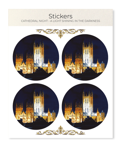 Ezen - Cathedral Night - A Light Shining in the Darkness - Sticker Set