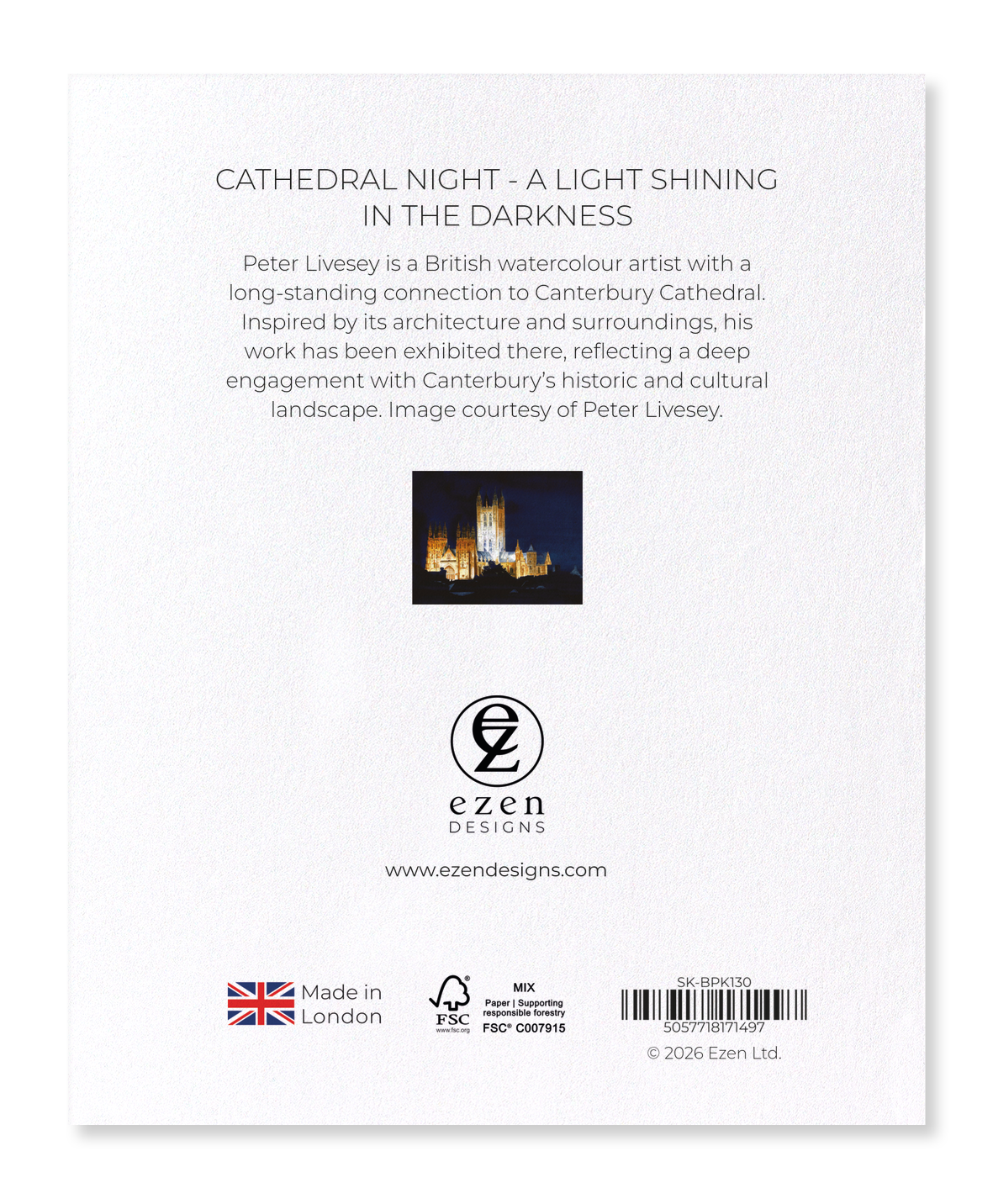 Ezen - Cathedral Night - A Light Shining in the Darkness - Sticker Set