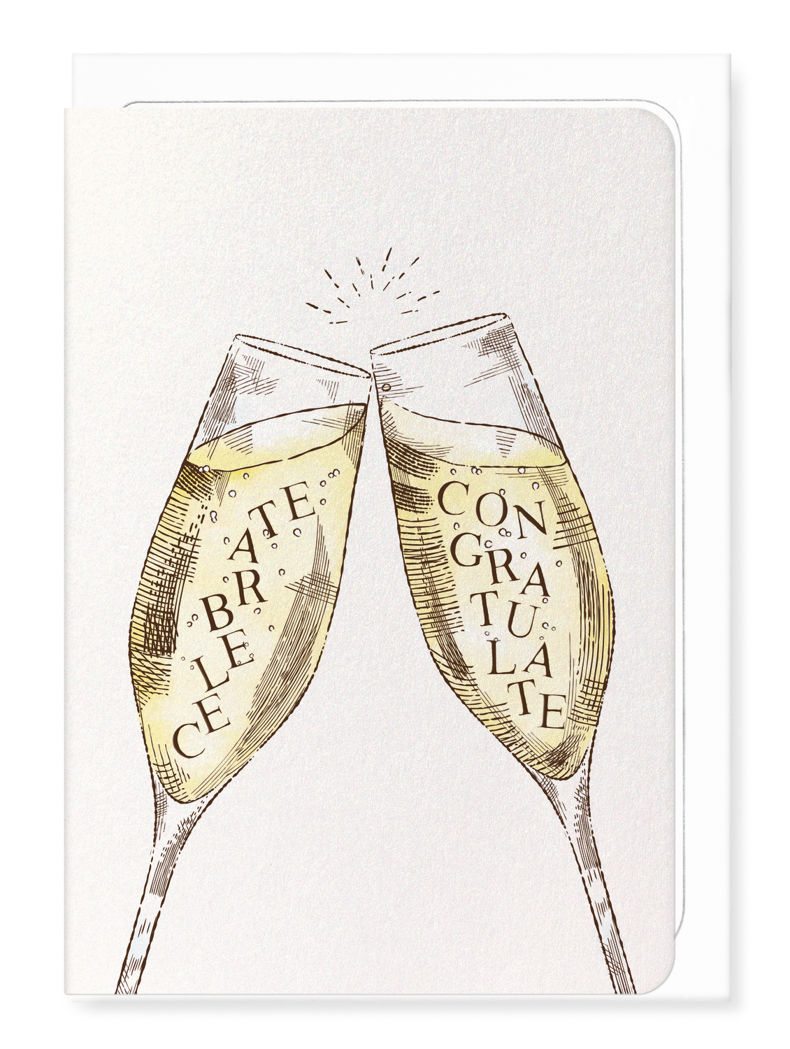 Ezen - Celebrate with champagne - Greeting Card - Front