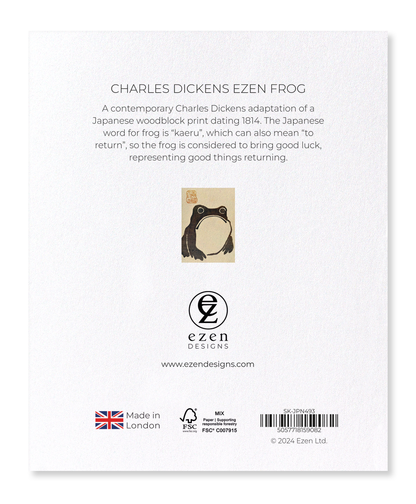 Ezen - Charles Dickens Ezen Frog - Sticker Set