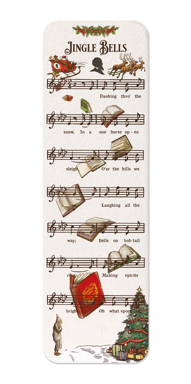 Ezen - Charles Dickens Jingle Bells - Bookmark - Front