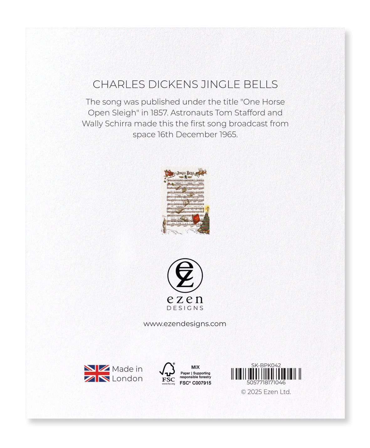Ezen - Charles Dickens Jingle Bells - Sticker Set