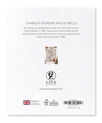 Ezen - Charles Dickens Jingle Bells - Sticker Set