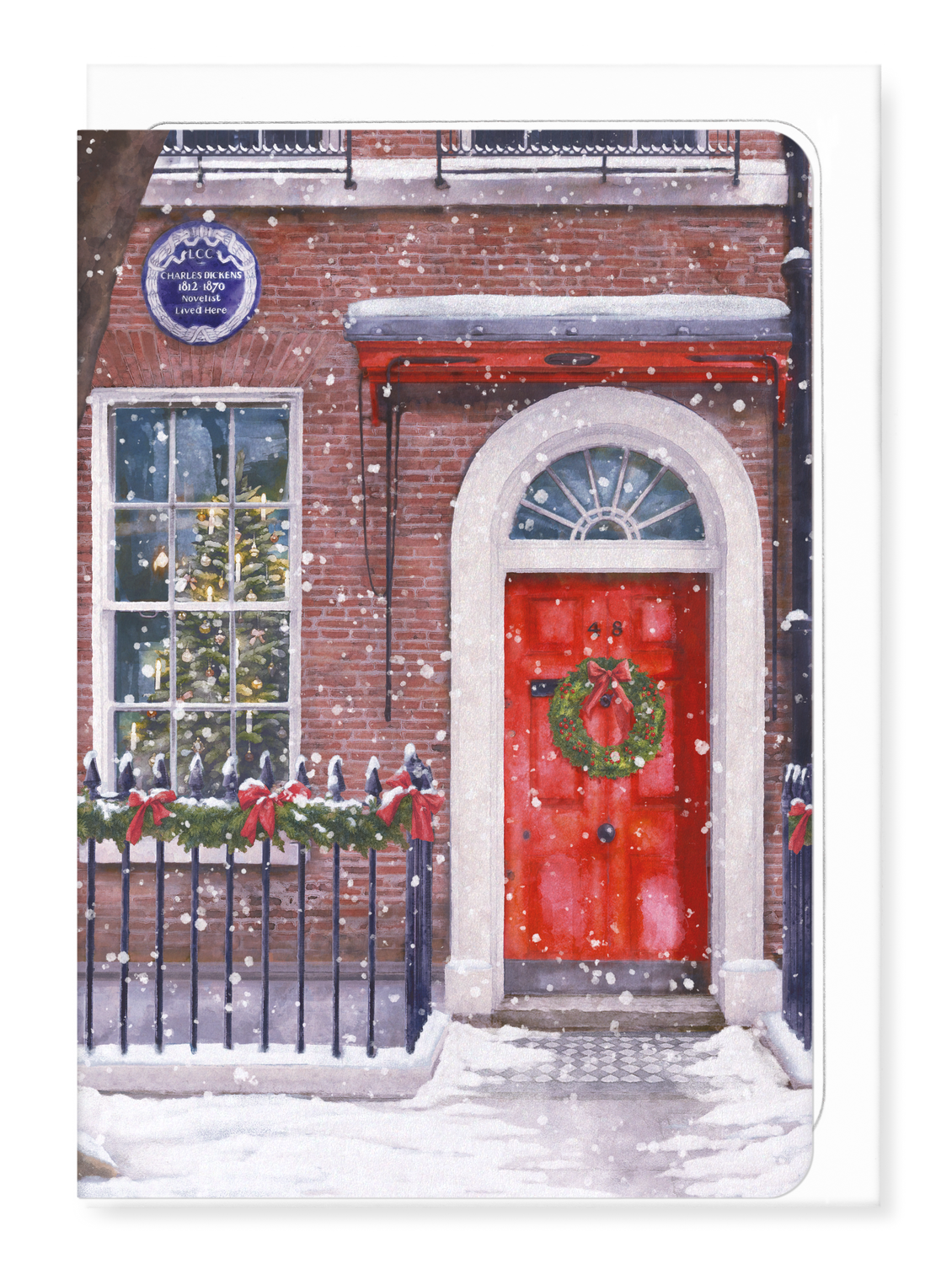 Ezen - CHARLES DICKENS MUSEUM - CHRISTMAS DAY - Greeting Card - Front