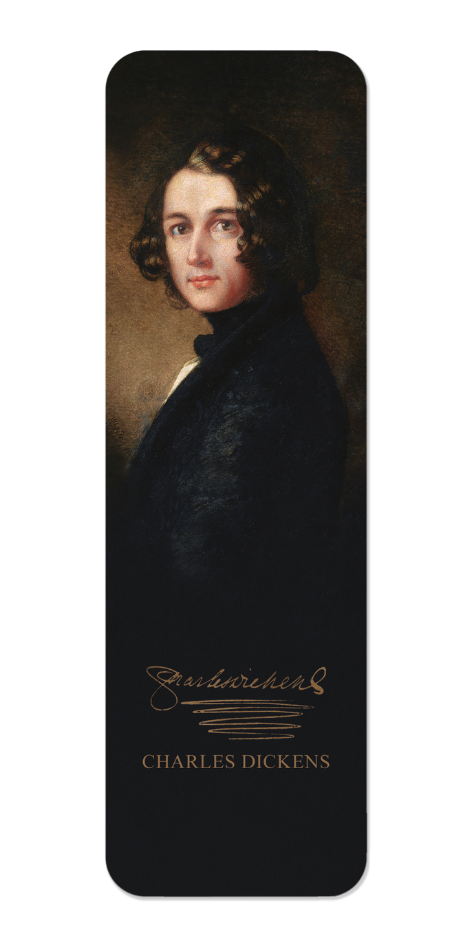Ezen - Charles Dickens Portrait by Margaret Gillies (1843) - Bookmark - Front