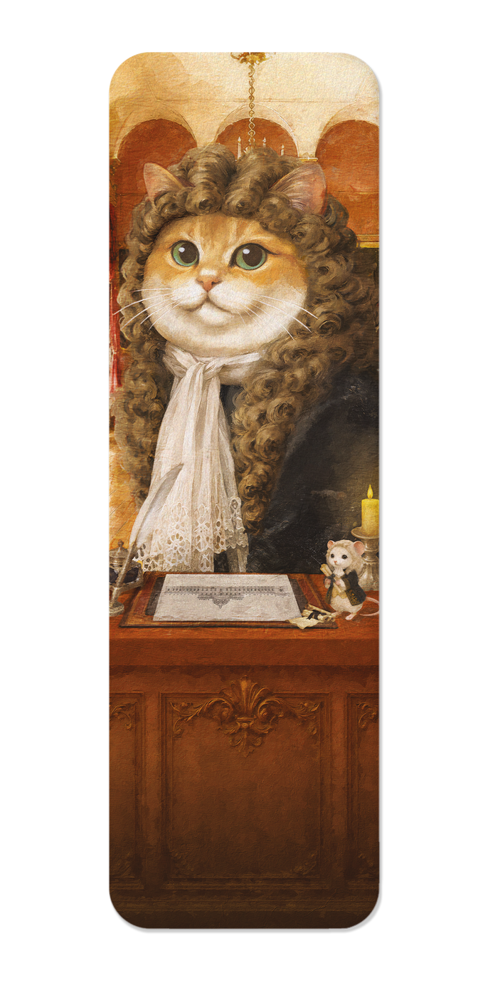 Ezen - Charles Howard Ginger Classic Cat - Bookmark - Front