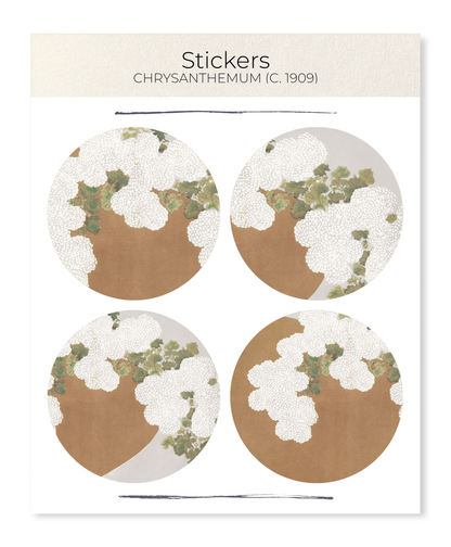 Ezen - Chrysanthemum (c. 1909) - Sticker Set