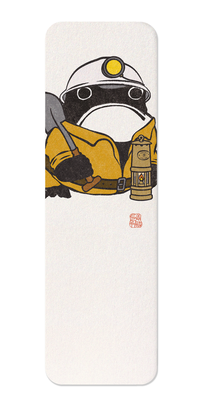 Ezen - Coal Miner Ezen Frog - Bookmark - Front