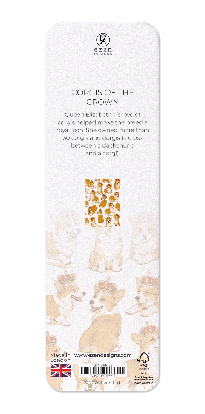 Ezen - Corgis of the Crown - Bookmark - Back
