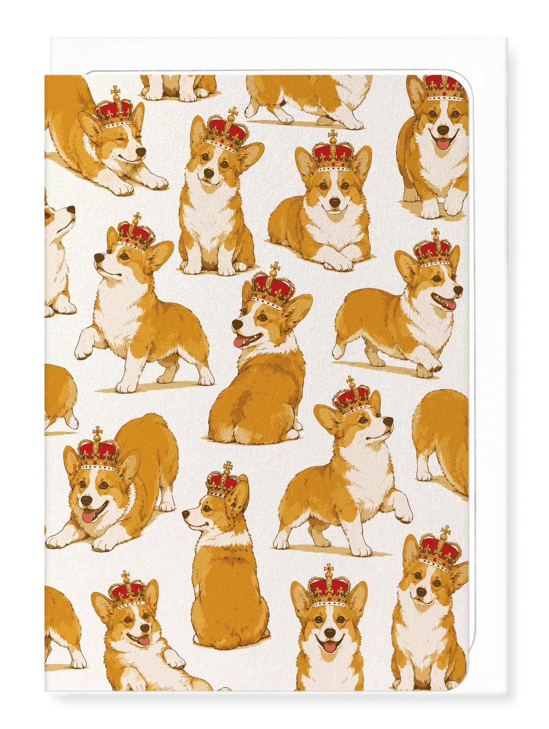 Ezen - Corgis of the Crown - Greeting Card - Front