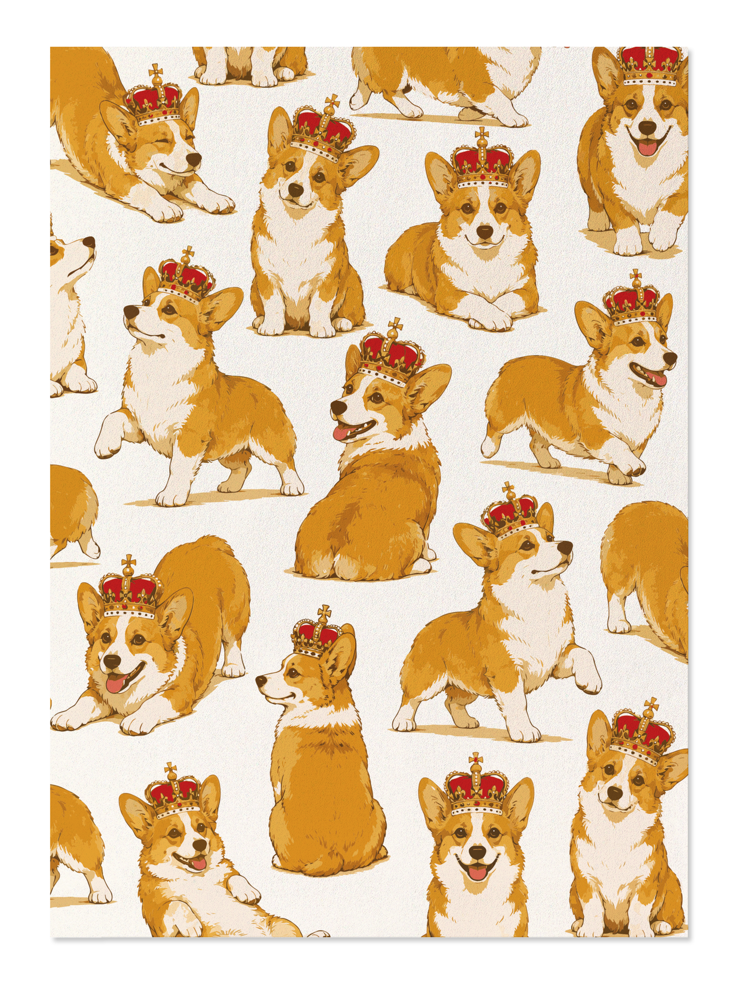 Ezen - Corgis of the Crown - Postcard - Front