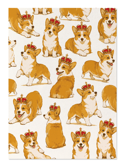 Ezen - Corgis of the Crown - Postcard - Front