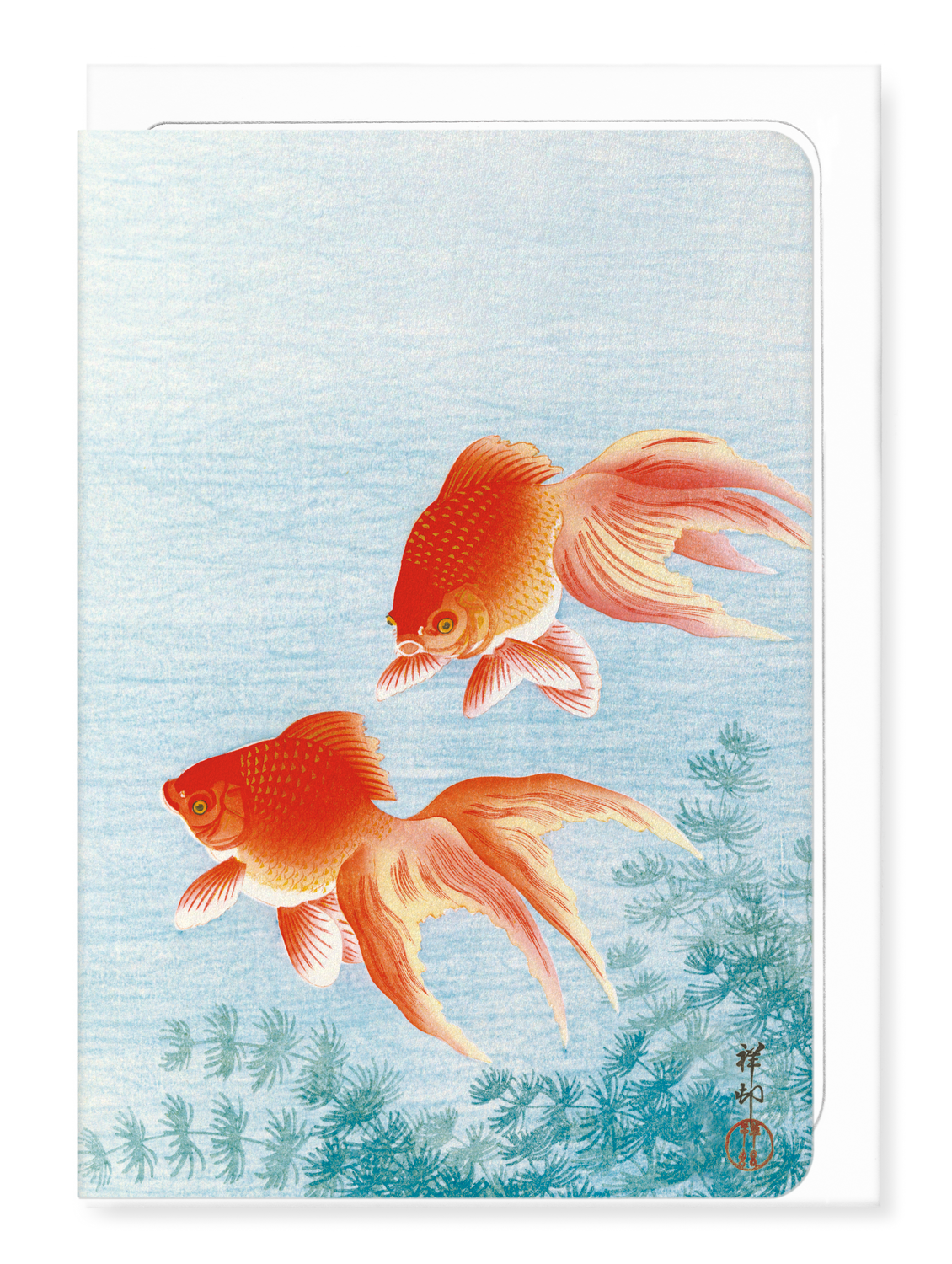 Ezen - Couple of goldfish - Greeting Card - Front
