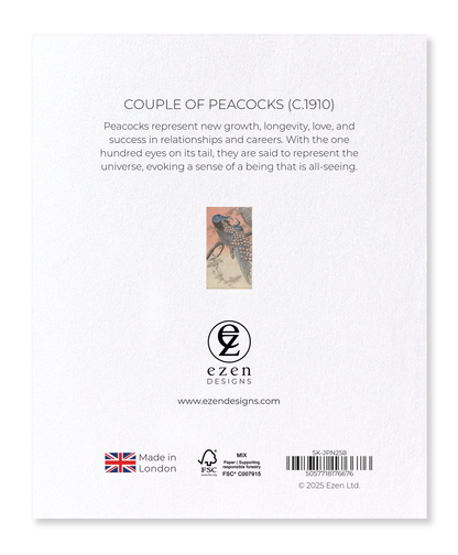 Ezen - Couple of peacocks (C.1910) - Sticker Set