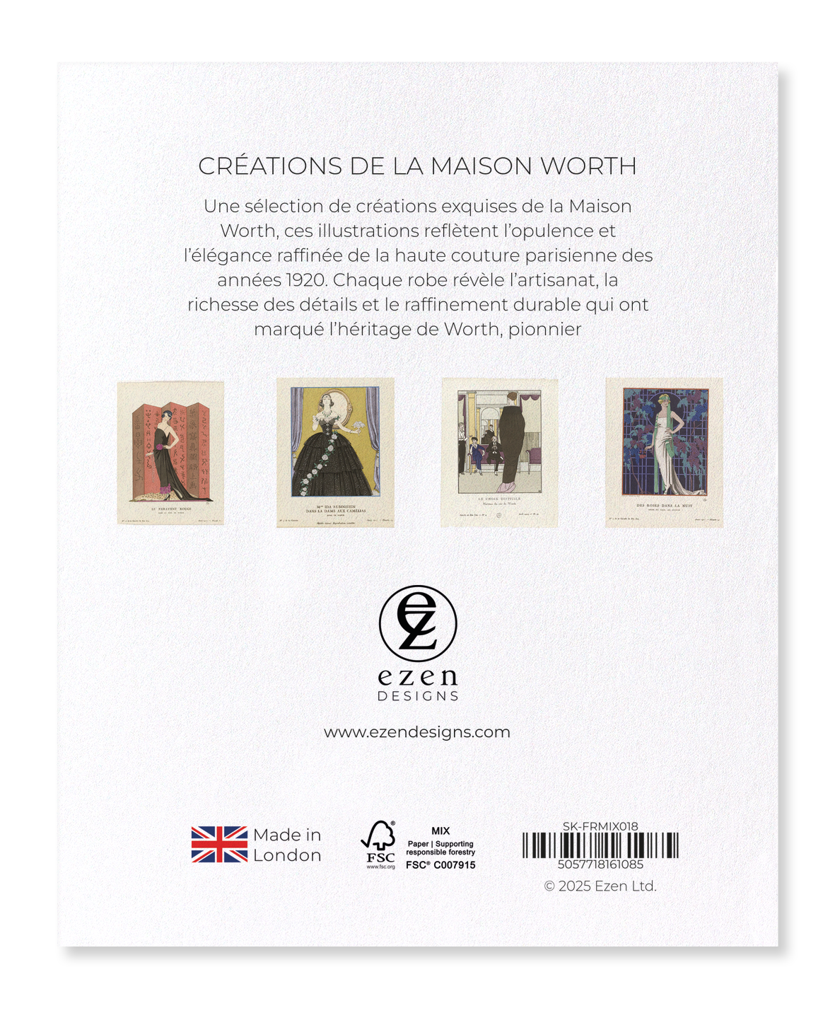 Ezen - Créations de la Maison Worth - Sticker Set