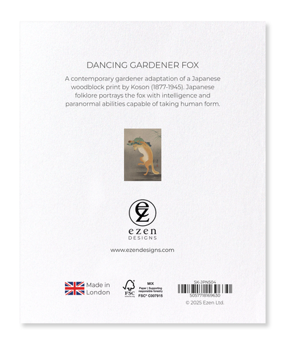 Ezen - Dancing Gardener fox - Sticker Set